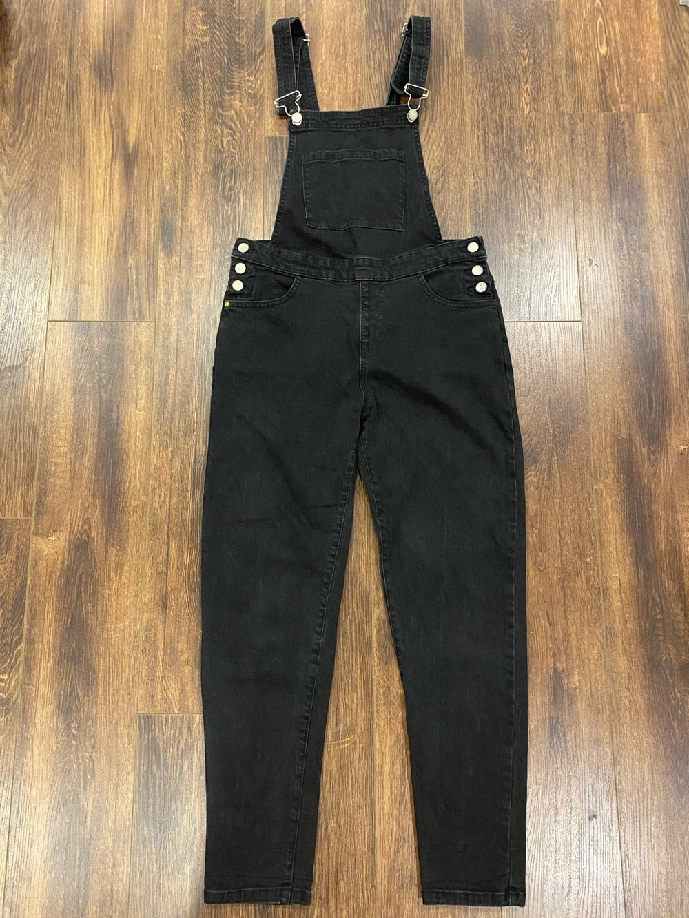 ROXY denim overalls size 6 black